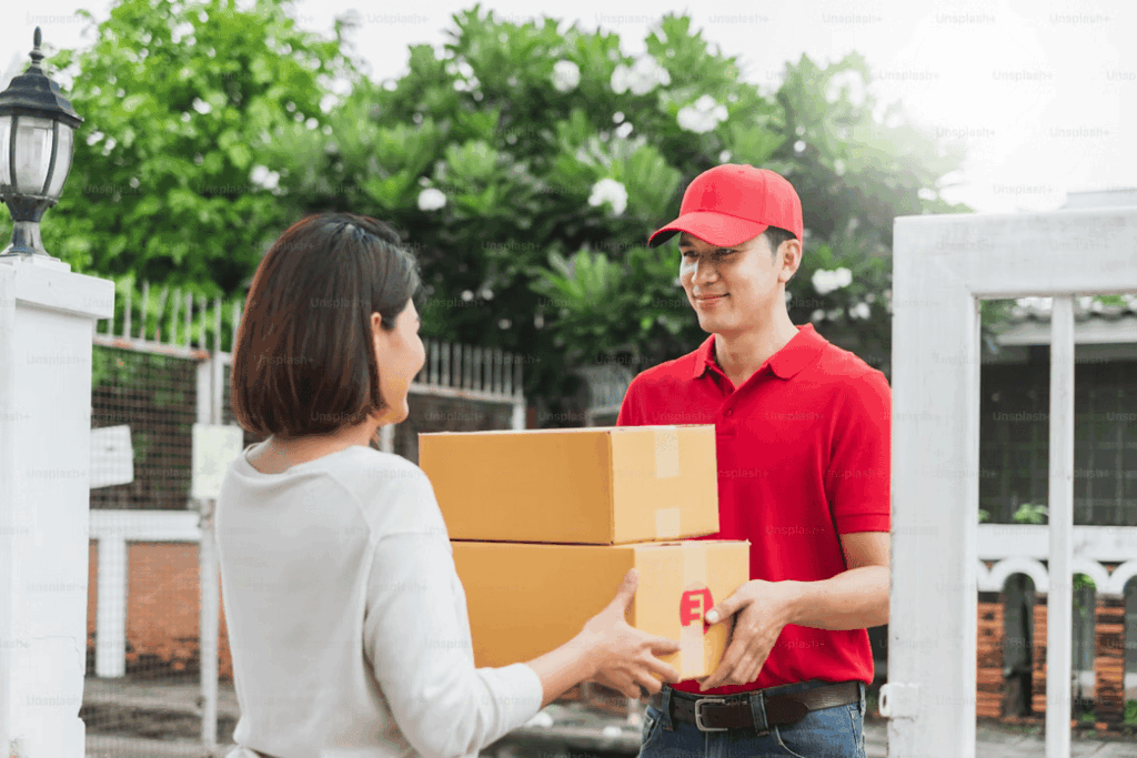 godfirst delivery man
